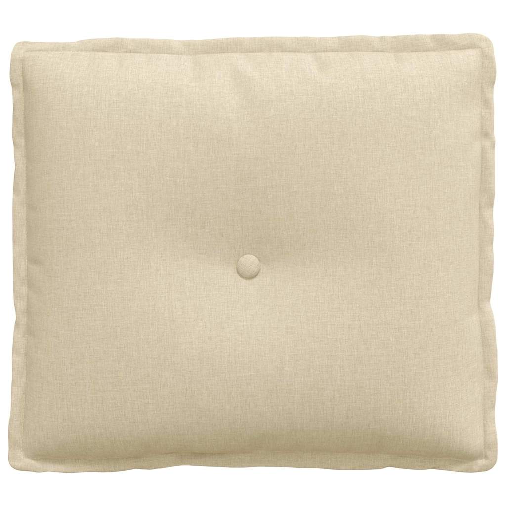 Rugkussen Crème 50 x 19 x 45 cm Stof is nu te koop bij PeponiXL, paradijselijk wonen!