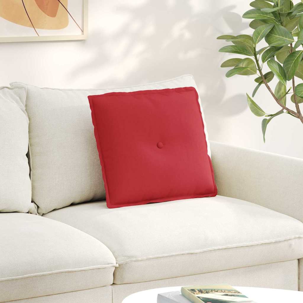 Rugkussen Rood 50 x 19 x 45 cm Stof is nu te koop bij PeponiXL, paradijselijk wonen!