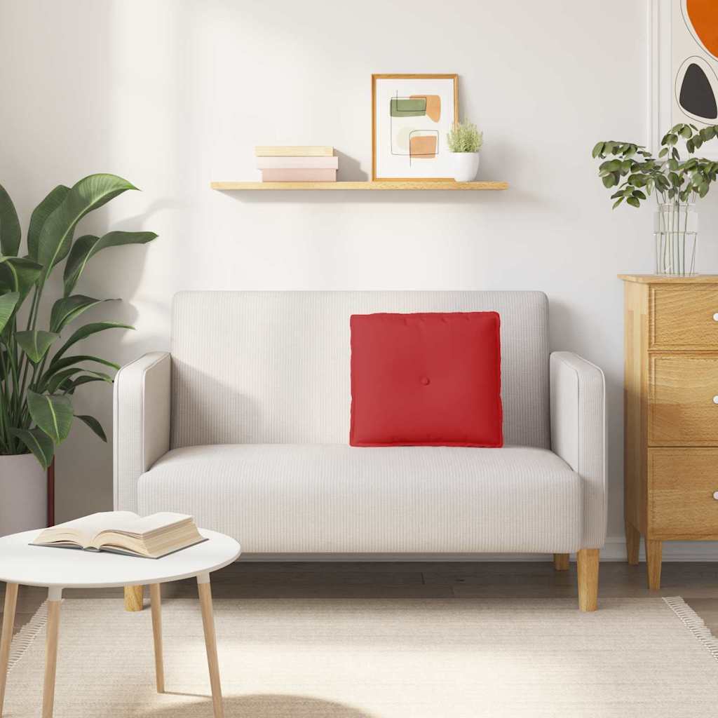 Rugkussen Rood 50 x 19 x 45 cm Stof is nu te koop bij PeponiXL, paradijselijk wonen!
