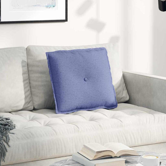 Rugkussen Jeans Blauw 50 x 19 x 45 cm Stof is nu te koop bij PeponiXL, paradijselijk wonen!
