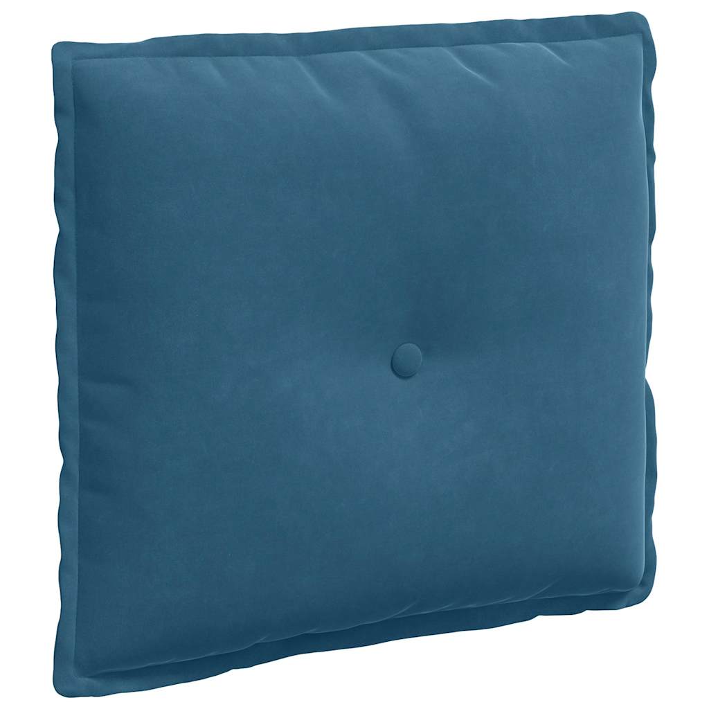 Rugkussen Blauw 50 x 45 cm Cordstof is nu te koop bij PeponiXL, paradijselijk wonen!
