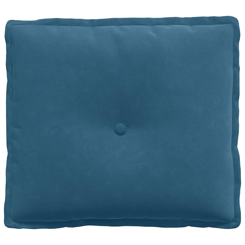 Rugkussen Blauw 50 x 45 cm Cordstof is nu te koop bij PeponiXL, paradijselijk wonen!