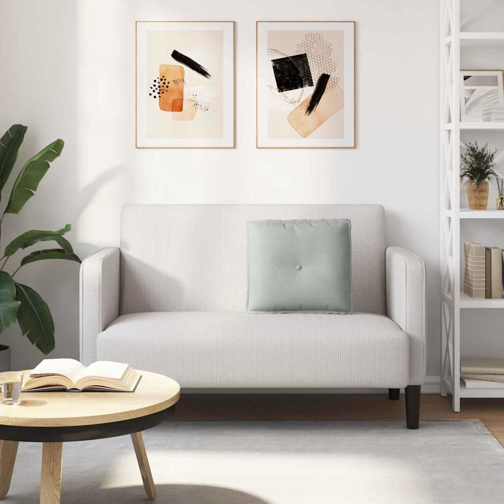 Rugkussen Lichtgrijs 50 x 45 cm Cordstof is nu te koop bij PeponiXL, paradijselijk wonen!