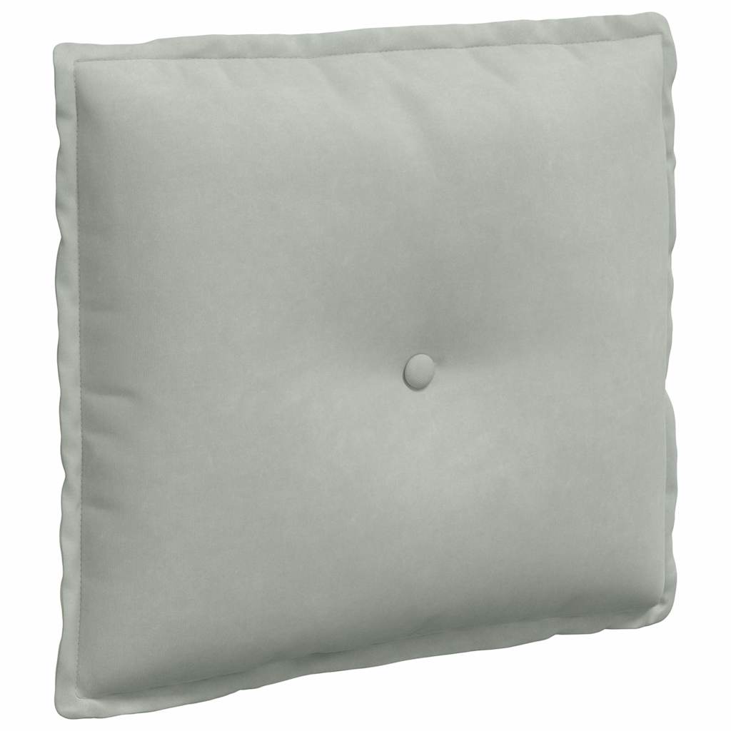 Rugkussen Lichtgrijs 50 x 45 cm Cordstof is nu te koop bij PeponiXL, paradijselijk wonen!