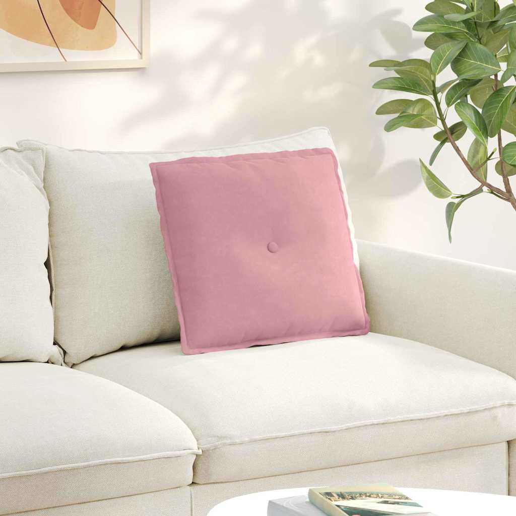 Rugkussen Roze 50 x 45 cm Cordstof is nu te koop bij PeponiXL, paradijselijk wonen!