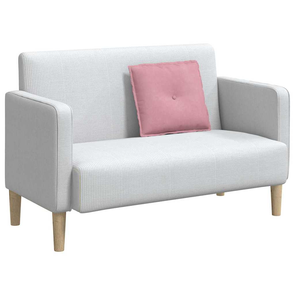 Rugkussen Roze 50 x 45 cm Cordstof is nu te koop bij PeponiXL, paradijselijk wonen!