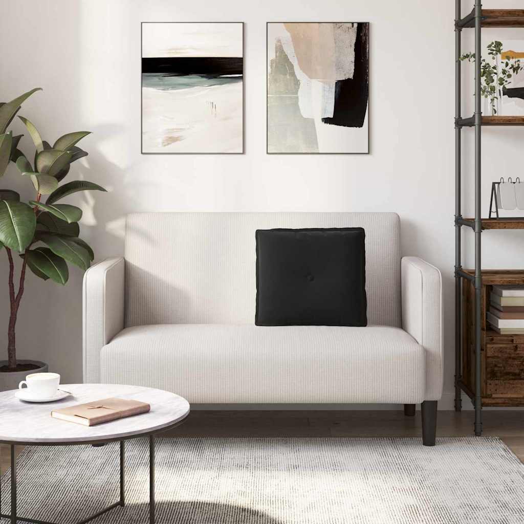 Rugkussen Zwart 50 x 45 cm Cordstof is nu te koop bij PeponiXL, paradijselijk wonen!