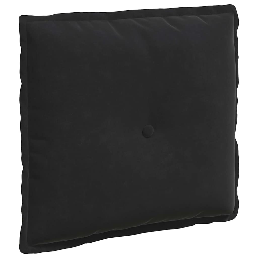 Rugkussen Zwart 50 x 45 cm Cordstof is nu te koop bij PeponiXL, paradijselijk wonen!