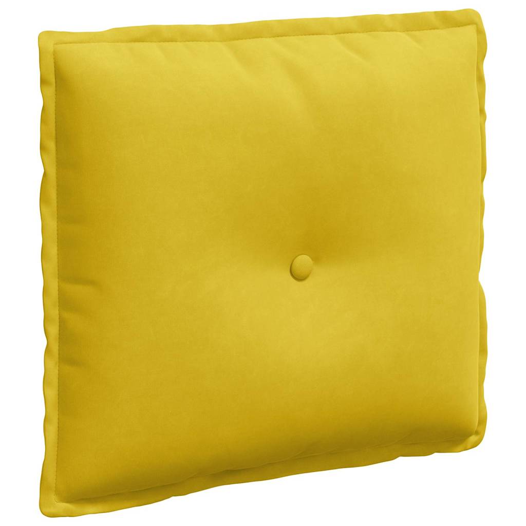 Rugkussen Geel 50 x 45 cm Cordstof is nu te koop bij PeponiXL, paradijselijk wonen!