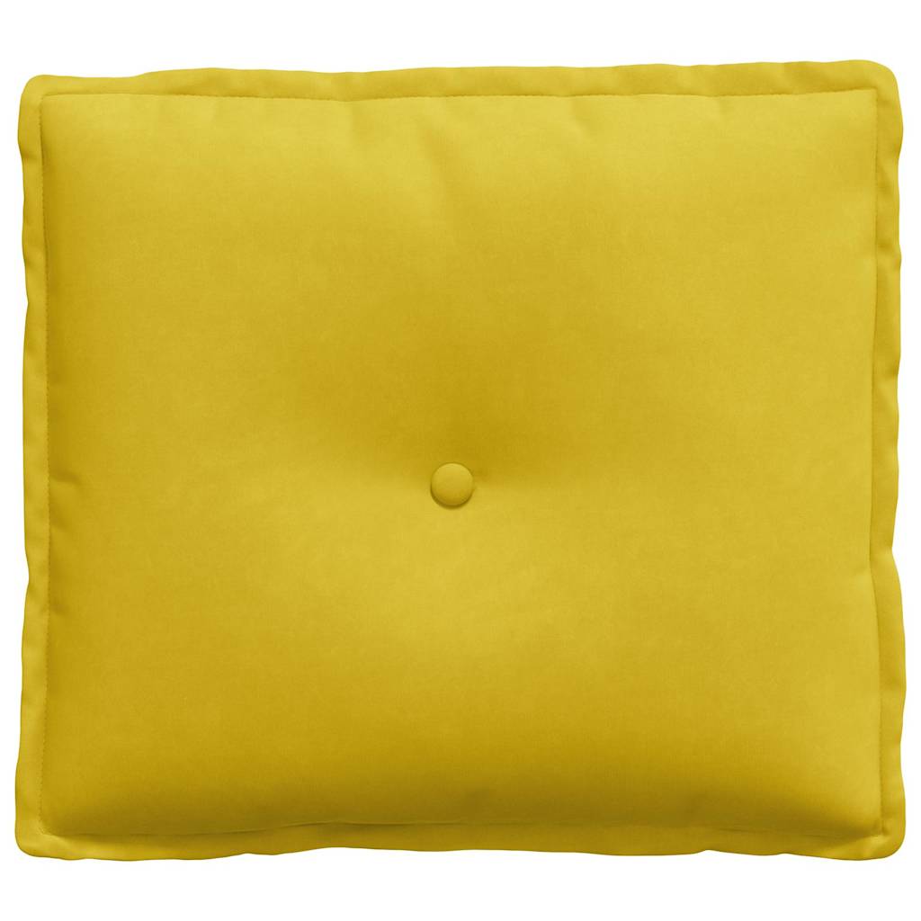 Rugkussen Geel 50 x 45 cm Cordstof is nu te koop bij PeponiXL, paradijselijk wonen!