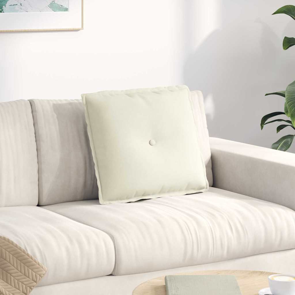 Rugkussen Crème 50 x 45 cm Cordstof is nu te koop bij PeponiXL, paradijselijk wonen!
