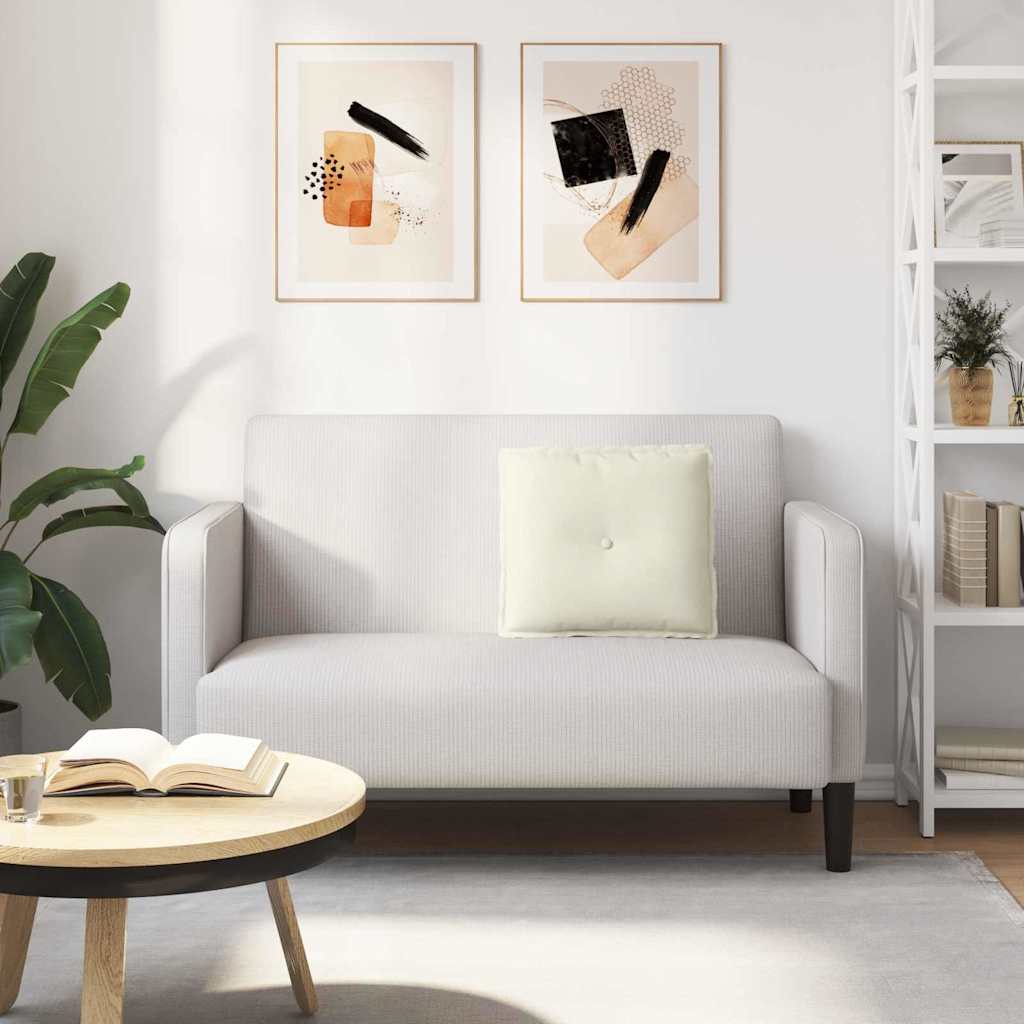 Rugkussen Crème 50 x 45 cm Cordstof is nu te koop bij PeponiXL, paradijselijk wonen!