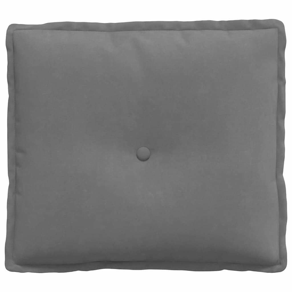 Rugkussen Donkergrijs 50 x 45 cm Microvezel Stof is nu te koop bij PeponiXL, paradijselijk wonen!
