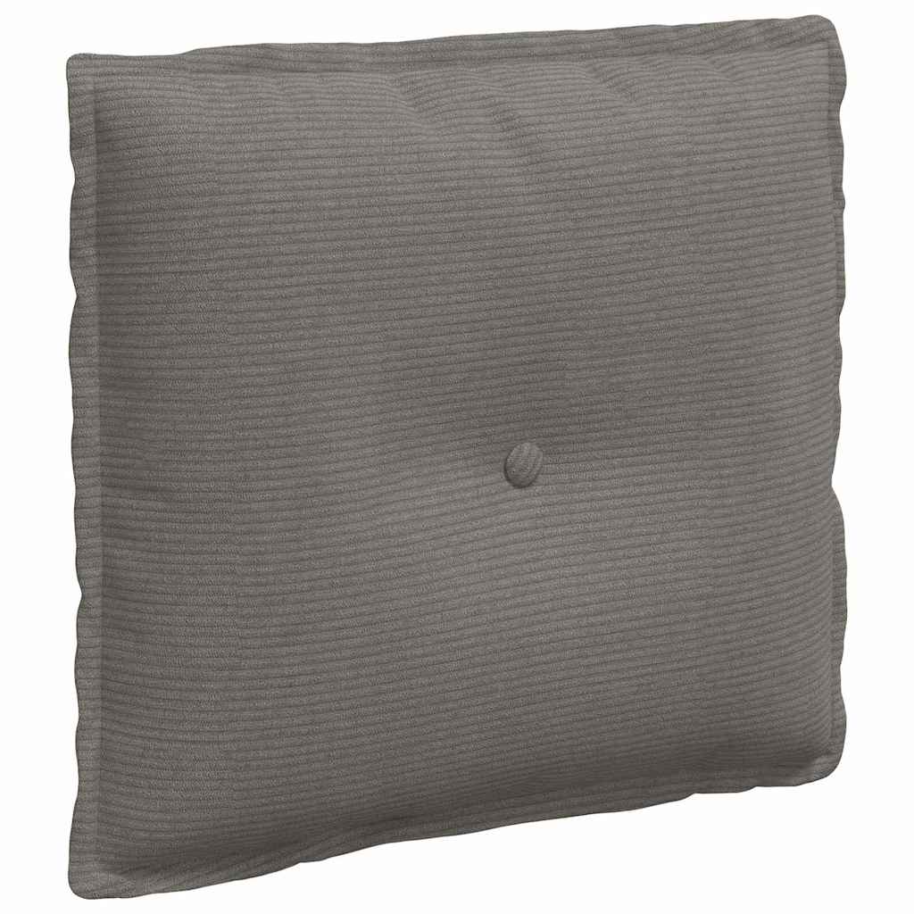 Rugkussen Lichtgrijs 50 x 45 cm Cordstof is nu te koop bij PeponiXL, paradijselijk wonen!