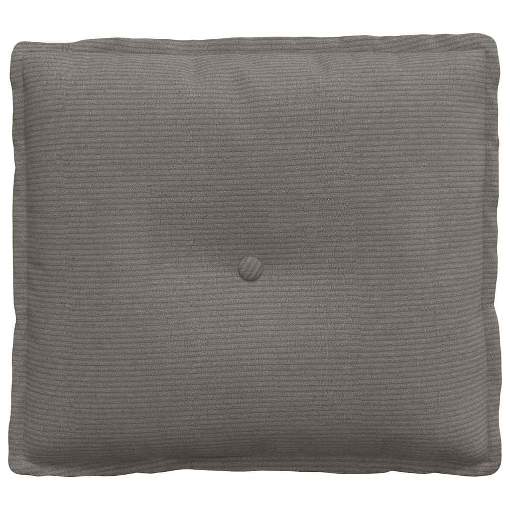 Rugkussen Lichtgrijs 50 x 45 cm Cordstof is nu te koop bij PeponiXL, paradijselijk wonen!