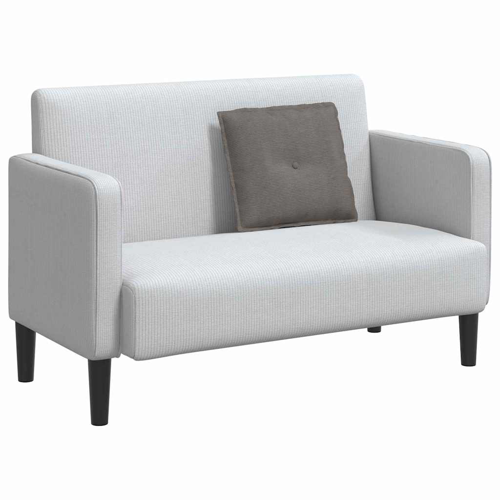 Rugkussen Lichtgrijs 50 x 45 cm Cordstof is nu te koop bij PeponiXL, paradijselijk wonen!