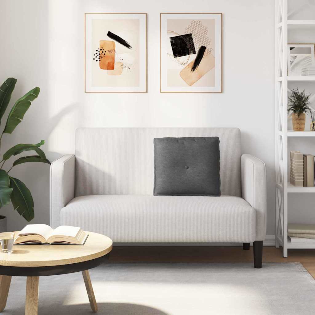 Rugkussen Donkergrijs 50 x 45 cm Cordstof is nu te koop bij PeponiXL, paradijselijk wonen!