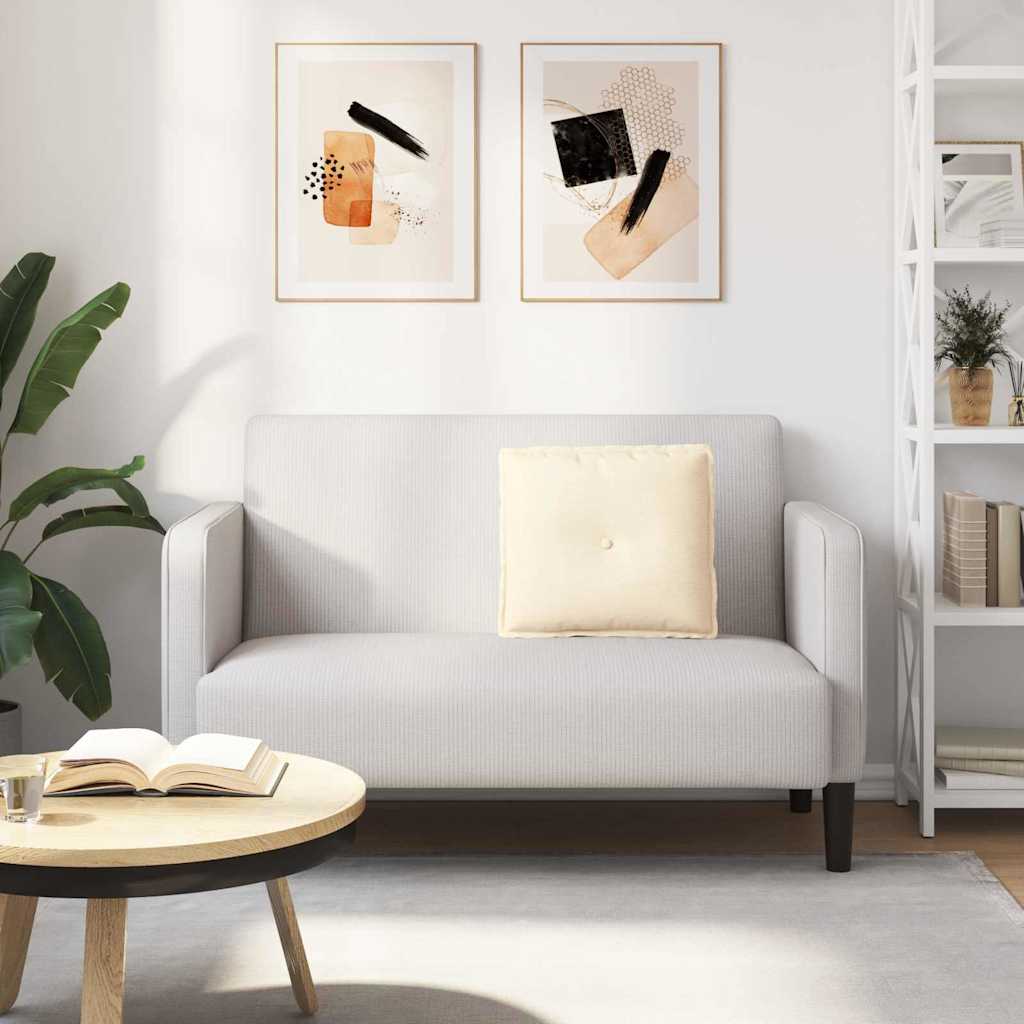 Rugkussen Crème 50 x 45 cm Cordstof is nu te koop bij PeponiXL, paradijselijk wonen!