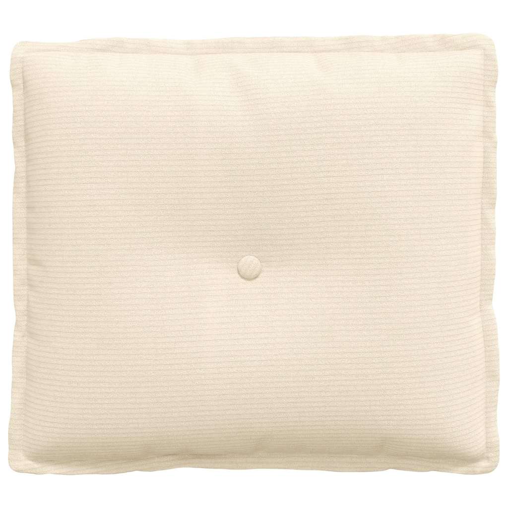 Rugkussen Crème 50 x 45 cm Cordstof is nu te koop bij PeponiXL, paradijselijk wonen!