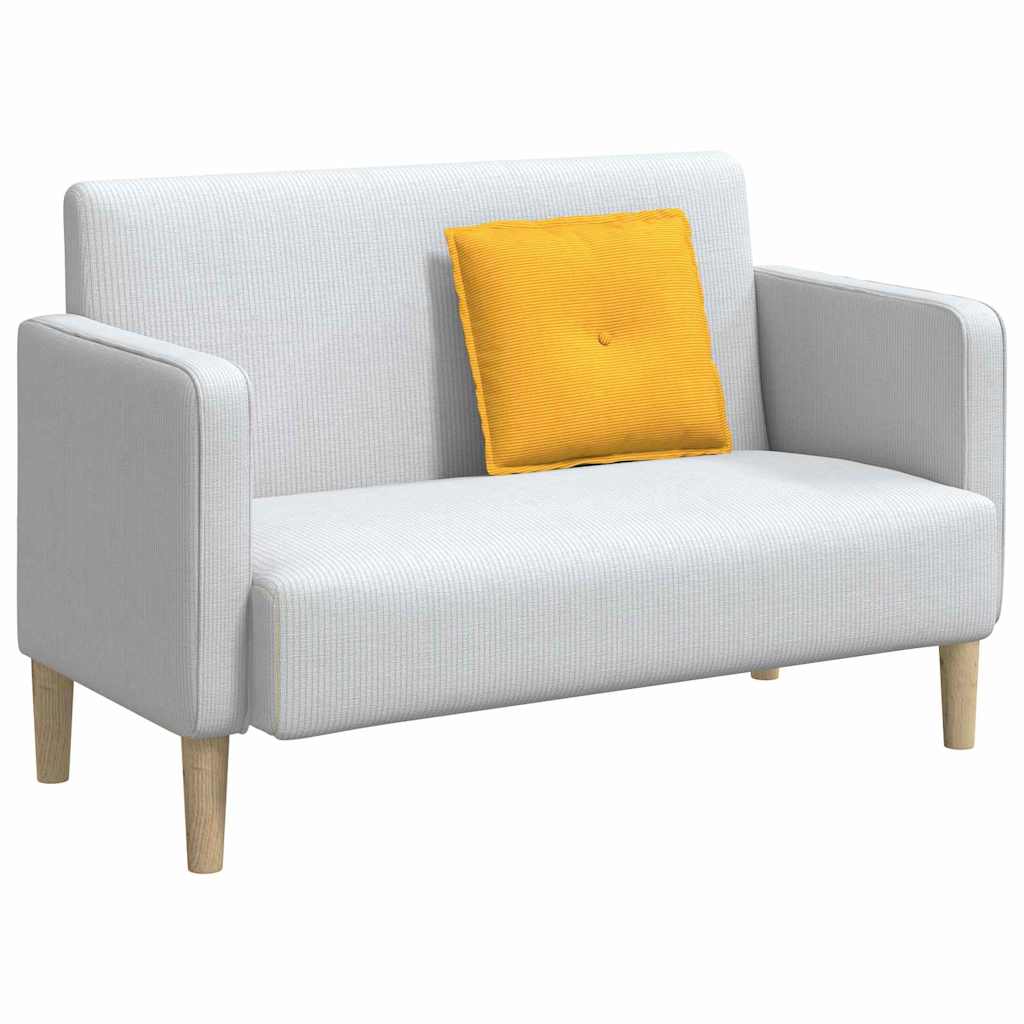 Rugkussen Lichtgeel 50 x 45 cm Cordstof is nu te koop bij PeponiXL, paradijselijk wonen!