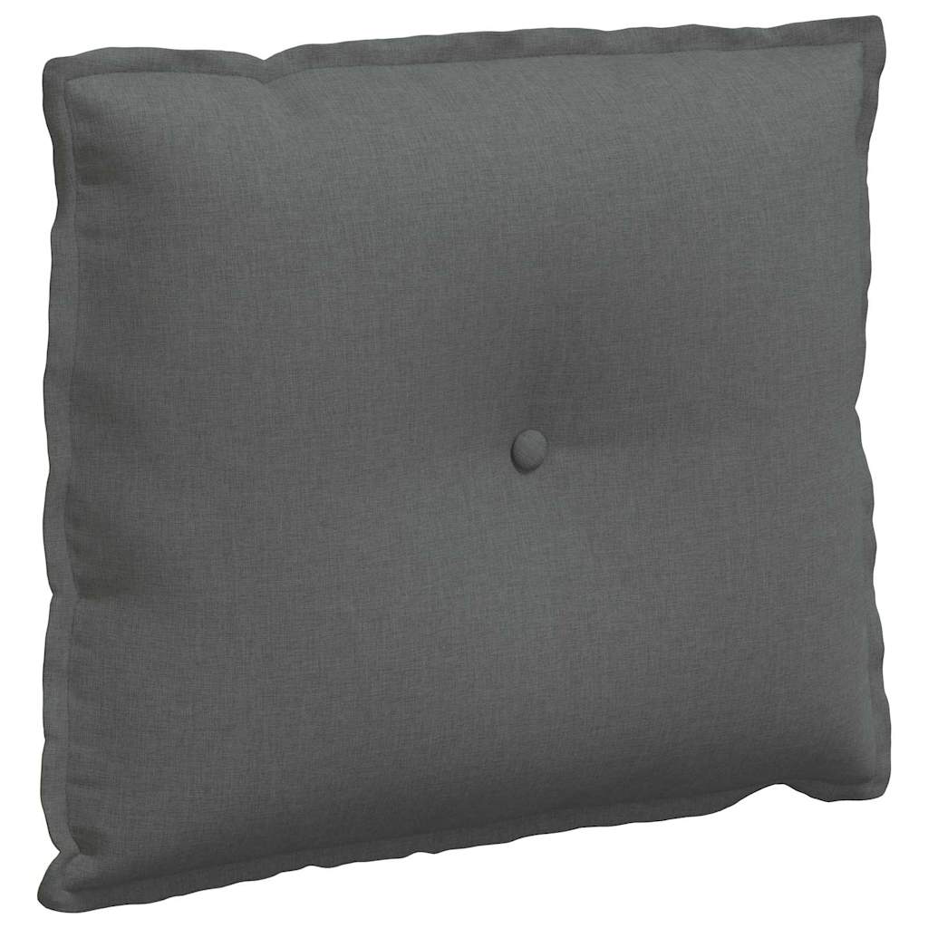 Rugkussen Donkergrijs 60 x 19 x 50 cm Stof is nu te koop bij PeponiXL, paradijselijk wonen!