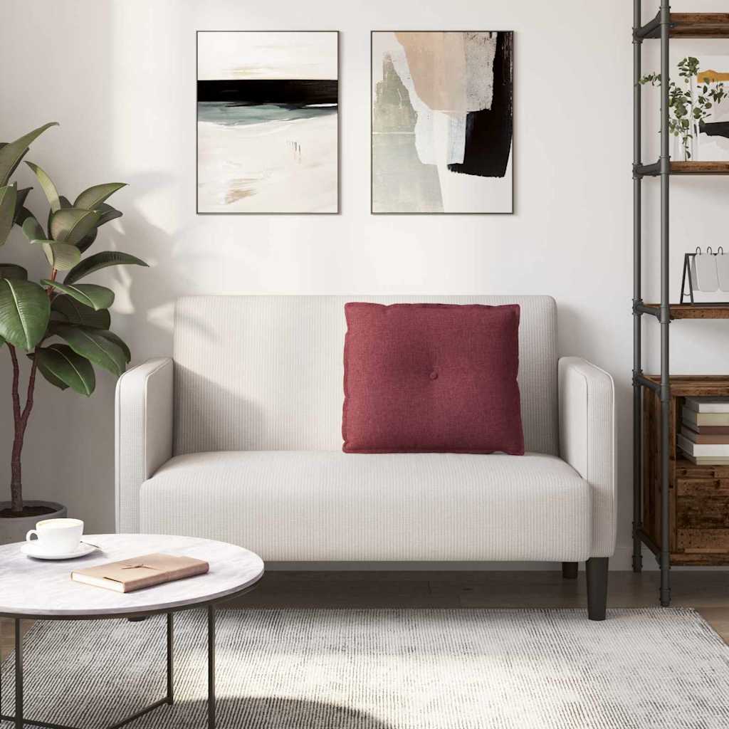 Rugkussen Wijnrood 60 x 19 x 50 cm Stof is nu te koop bij PeponiXL, paradijselijk wonen!