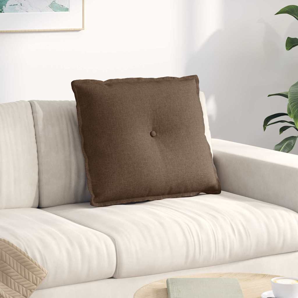 Rugkussen Bruin 60 x 19 x 50 cm Stof is nu te koop bij PeponiXL, paradijselijk wonen!