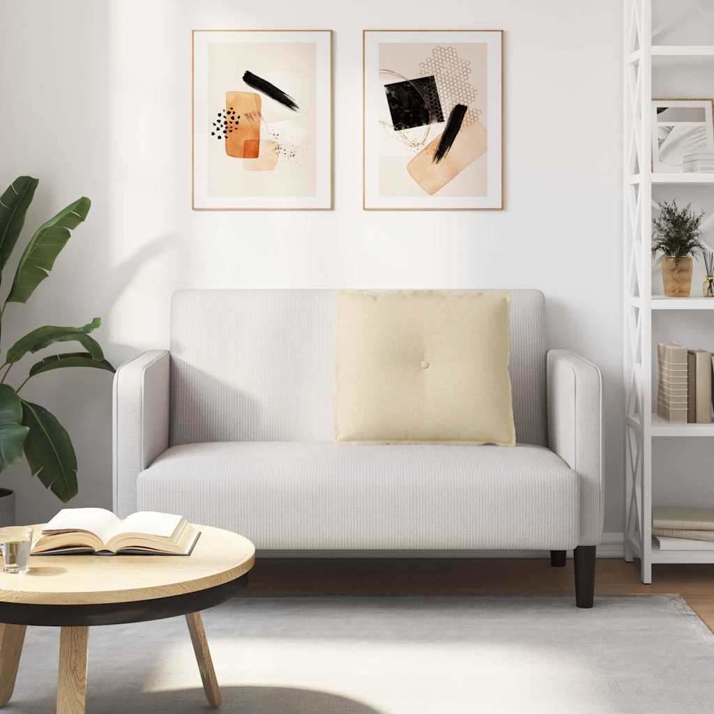 Rugkussen Crème 60 x 19 x 50 cm Stof is nu te koop bij PeponiXL, paradijselijk wonen!