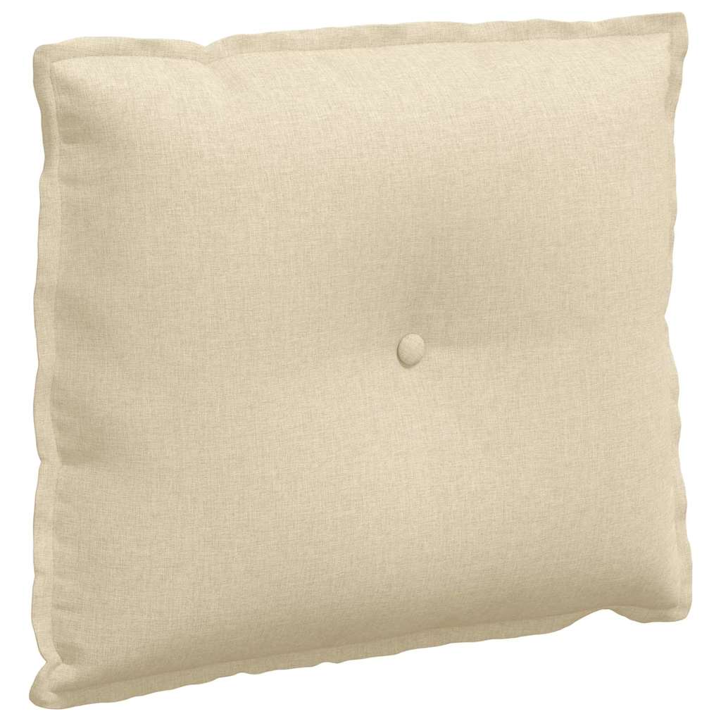 Rugkussen Crème 60 x 19 x 50 cm Stof is nu te koop bij PeponiXL, paradijselijk wonen!