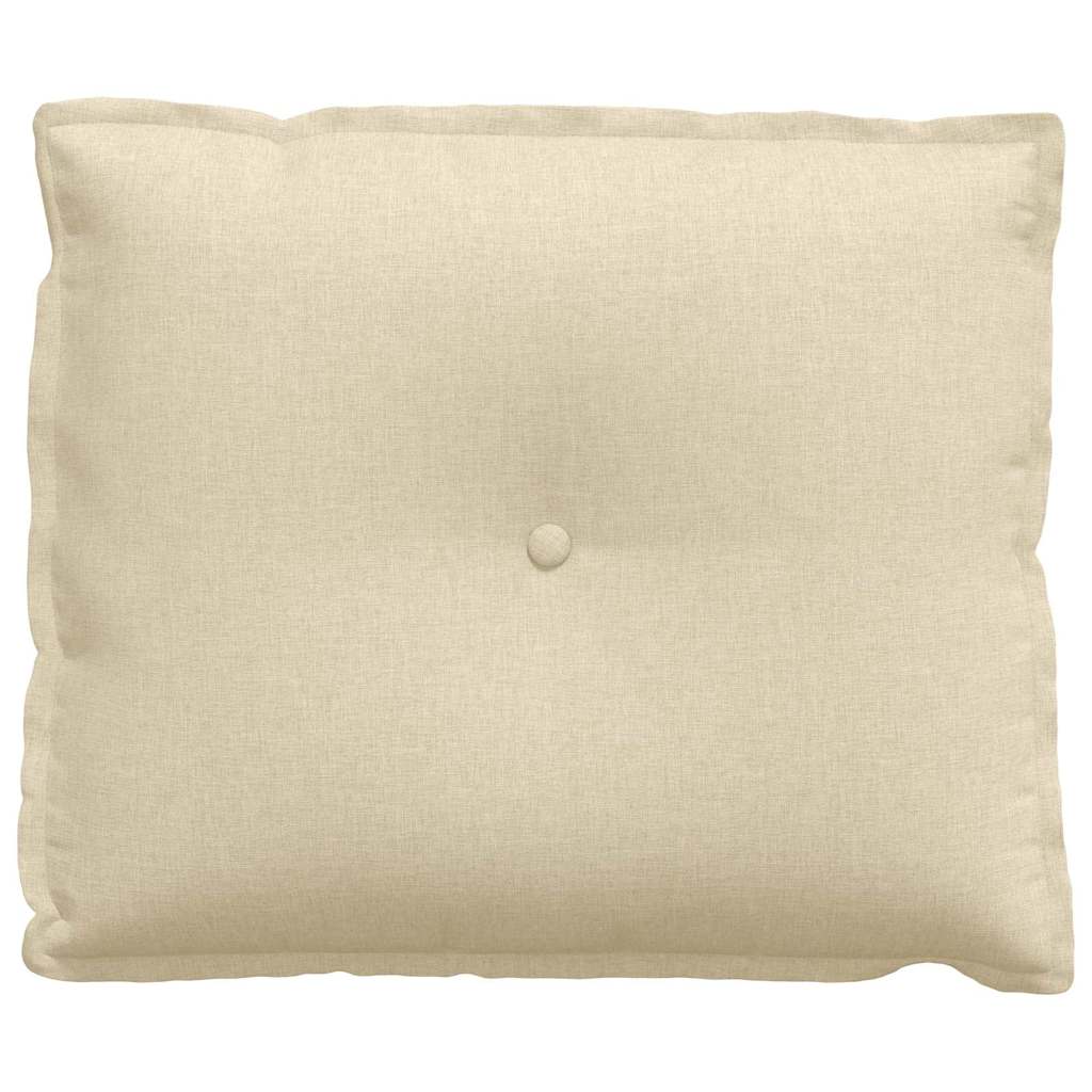 Rugkussen Crème 60 x 19 x 50 cm Stof is nu te koop bij PeponiXL, paradijselijk wonen!