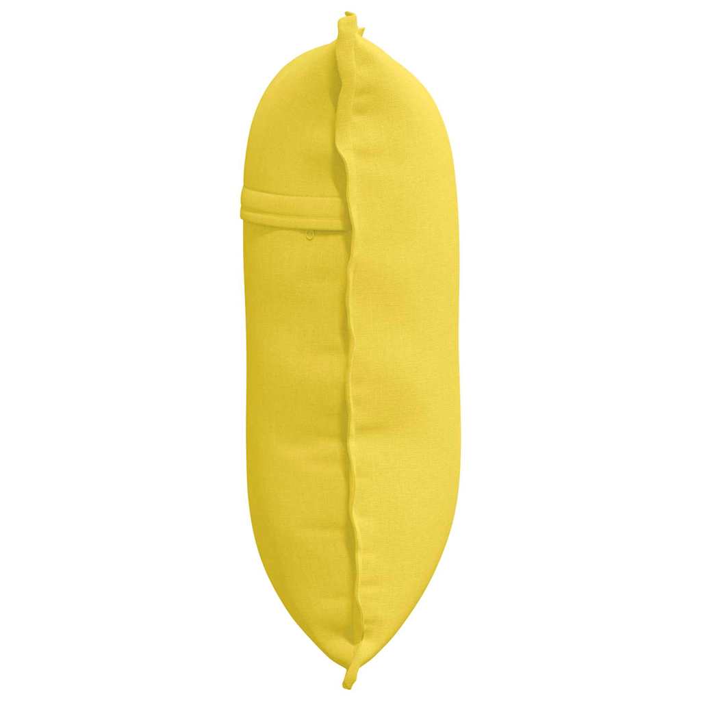 Rugkussen Lichtgeel 60 x 19 x 50 cm Stof is nu te koop bij PeponiXL, paradijselijk wonen!