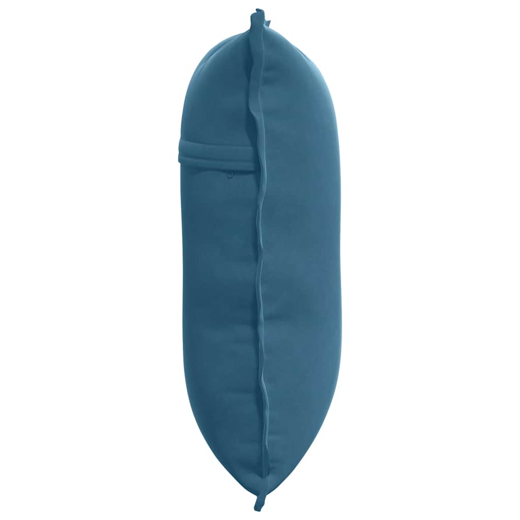 Rugkussen Blauw 60 x 50 cm Cordstof is nu te koop bij PeponiXL, paradijselijk wonen!