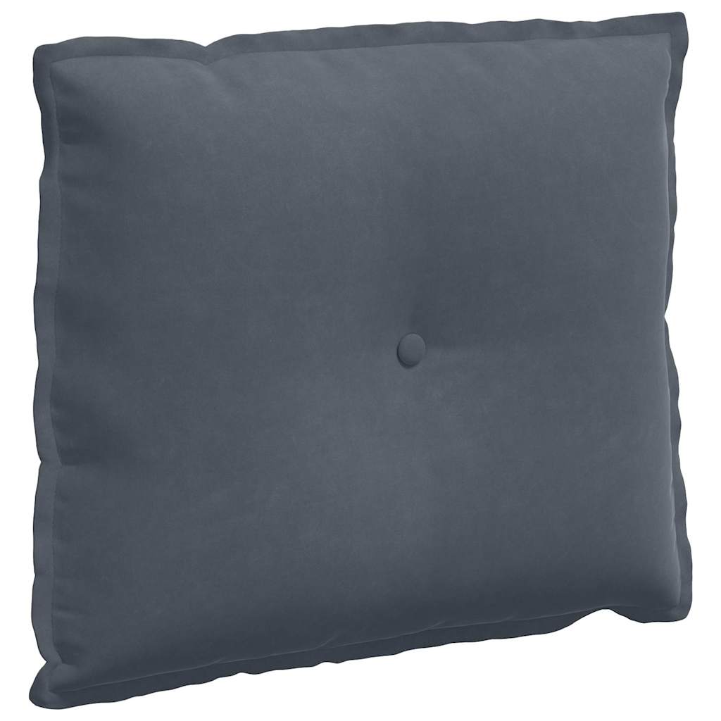 Rugkussen Donkergrijs 60 x 50 cm Cordstof is nu te koop bij PeponiXL, paradijselijk wonen!