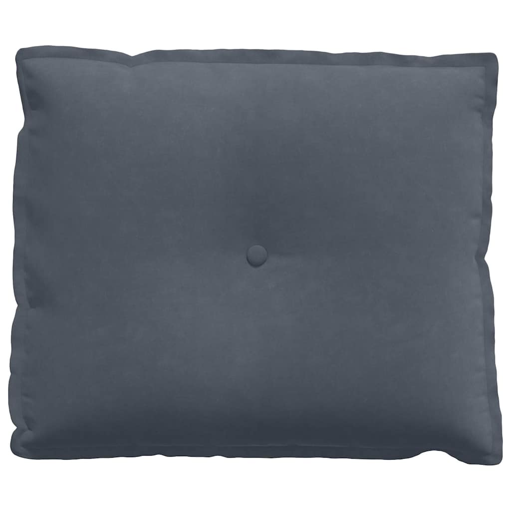 Rugkussen Donkergrijs 60 x 50 cm Cordstof is nu te koop bij PeponiXL, paradijselijk wonen!