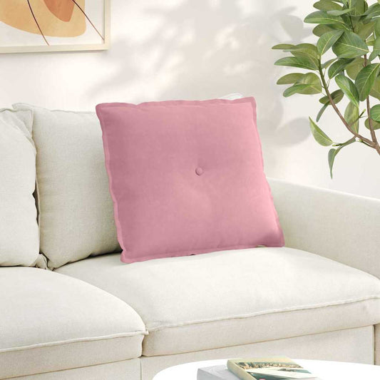 Rugkussen Roze 60 x 50 cm Cordstof is nu te koop bij PeponiXL, paradijselijk wonen!