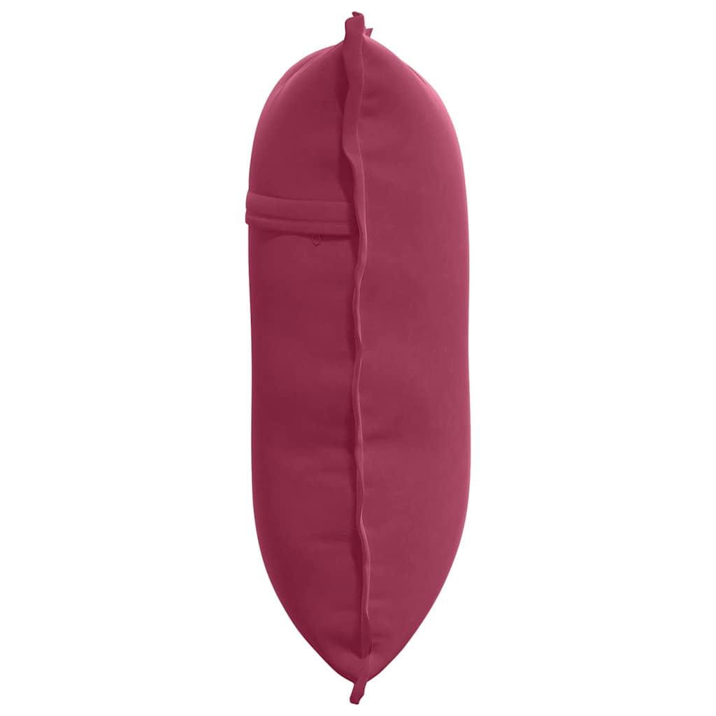 Rugkussen Wijnrood 60 x 50 cm Cordstof is nu te koop bij PeponiXL, paradijselijk wonen!