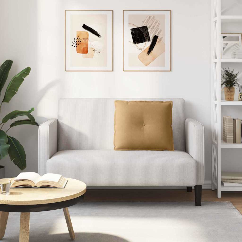 Rugkussen Bruin 60 x 50 cm Cordstof is nu te koop bij PeponiXL, paradijselijk wonen!