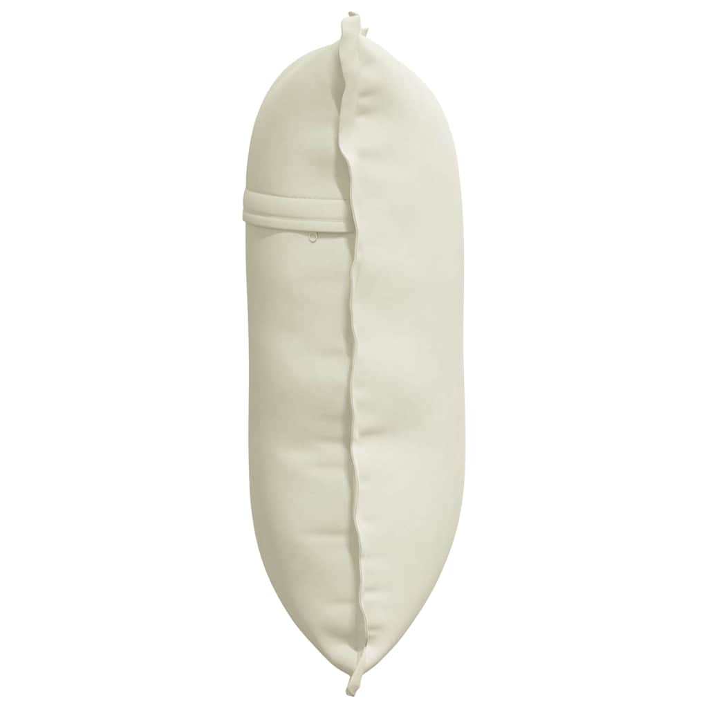 Rugkussen Crème 60 x 50 cm Cordstof is nu te koop bij PeponiXL, paradijselijk wonen!