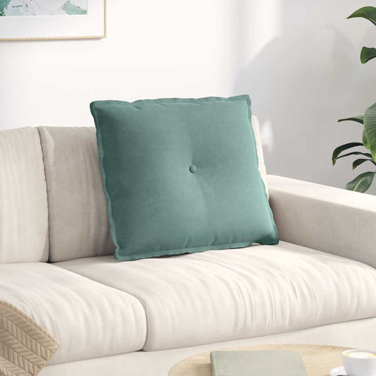 Rugkussen Zeegroen 60 x 50 cm Cordstof is nu te koop bij PeponiXL, paradijselijk wonen!