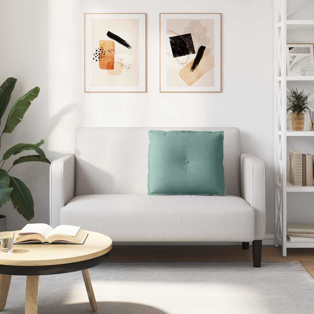 Rugkussen Zeegroen 60 x 50 cm Cordstof is nu te koop bij PeponiXL, paradijselijk wonen!