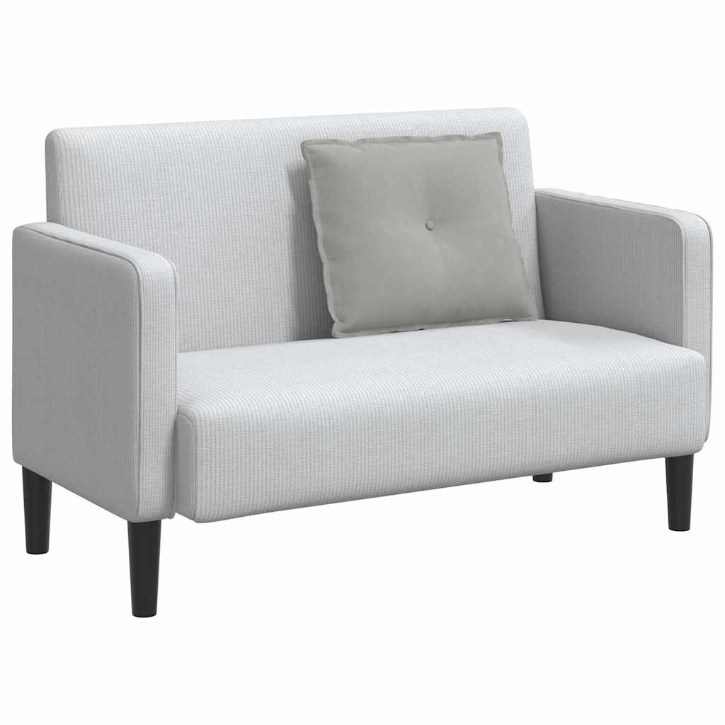 Rugkussen Lichtgrijs 60 x 50 cm Microvezel Stof is nu te koop bij PeponiXL, paradijselijk wonen!