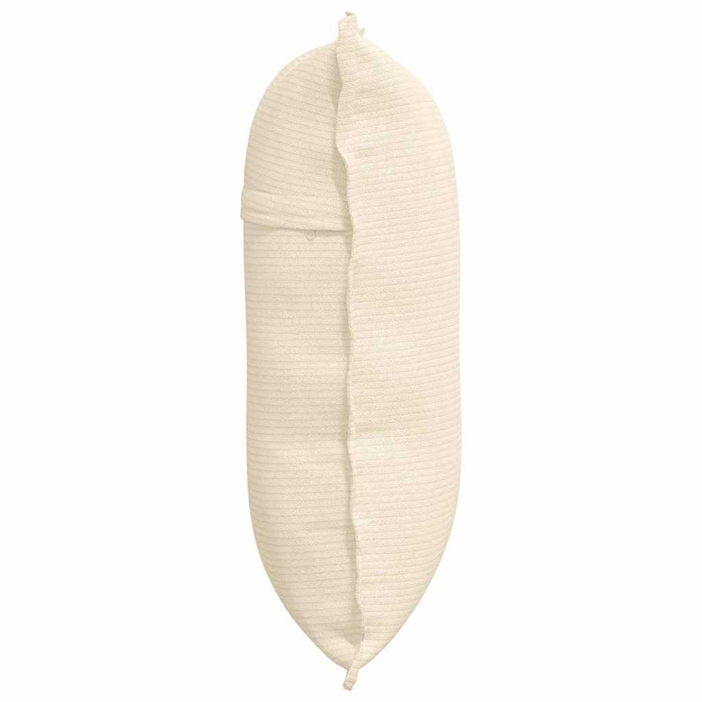 Rugkussen Crème 60 x 50 cm Cordstof is nu te koop bij PeponiXL, paradijselijk wonen!