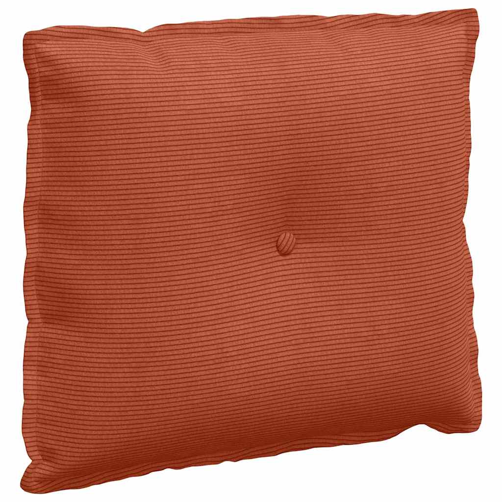 Rugkussen Rood-oranje 60 x 50 cm Cordstof is nu te koop bij PeponiXL, paradijselijk wonen!