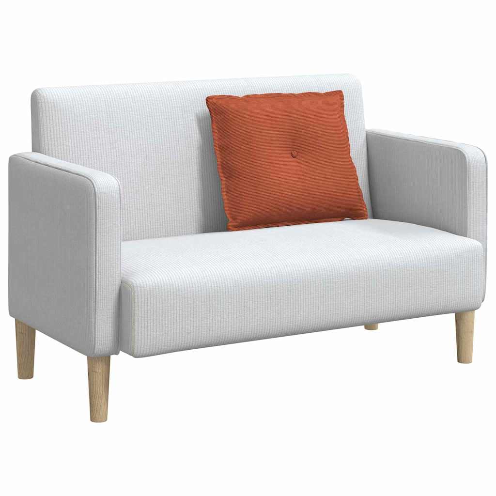 Rugkussen Rood-oranje 60 x 50 cm Cordstof is nu te koop bij PeponiXL, paradijselijk wonen!