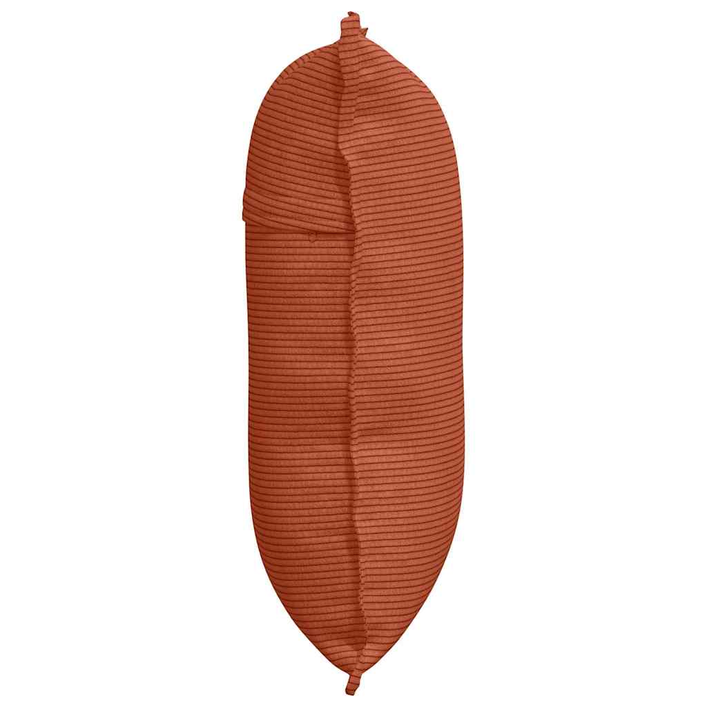 Rugkussen Rood-oranje 60 x 50 cm Cordstof is nu te koop bij PeponiXL, paradijselijk wonen!