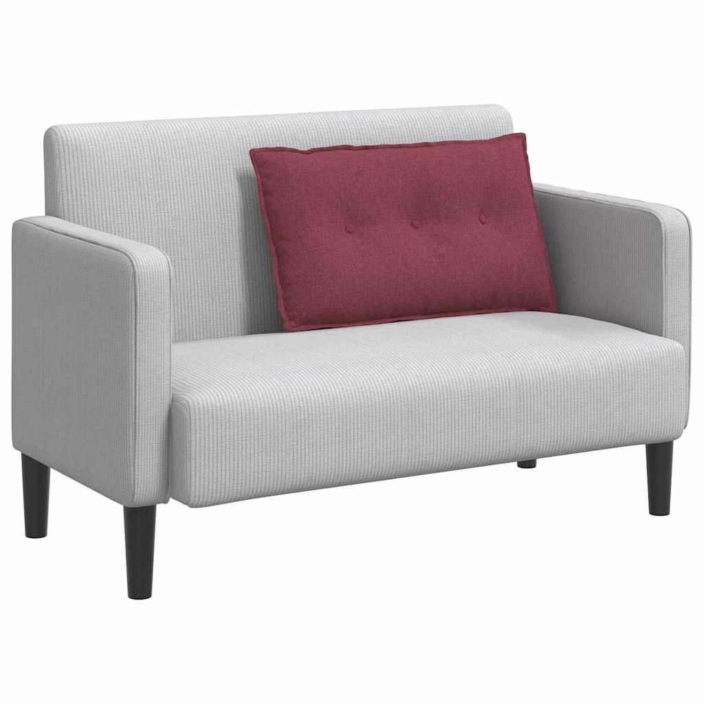 Rugkussen Wijnrood 80 x 19 x 50 cm Stof is nu te koop bij PeponiXL, paradijselijk wonen!