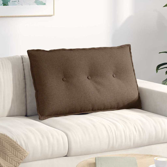 Rugkussen Bruin 80 x 19 x 50 cm Stof is nu te koop bij PeponiXL, paradijselijk wonen!