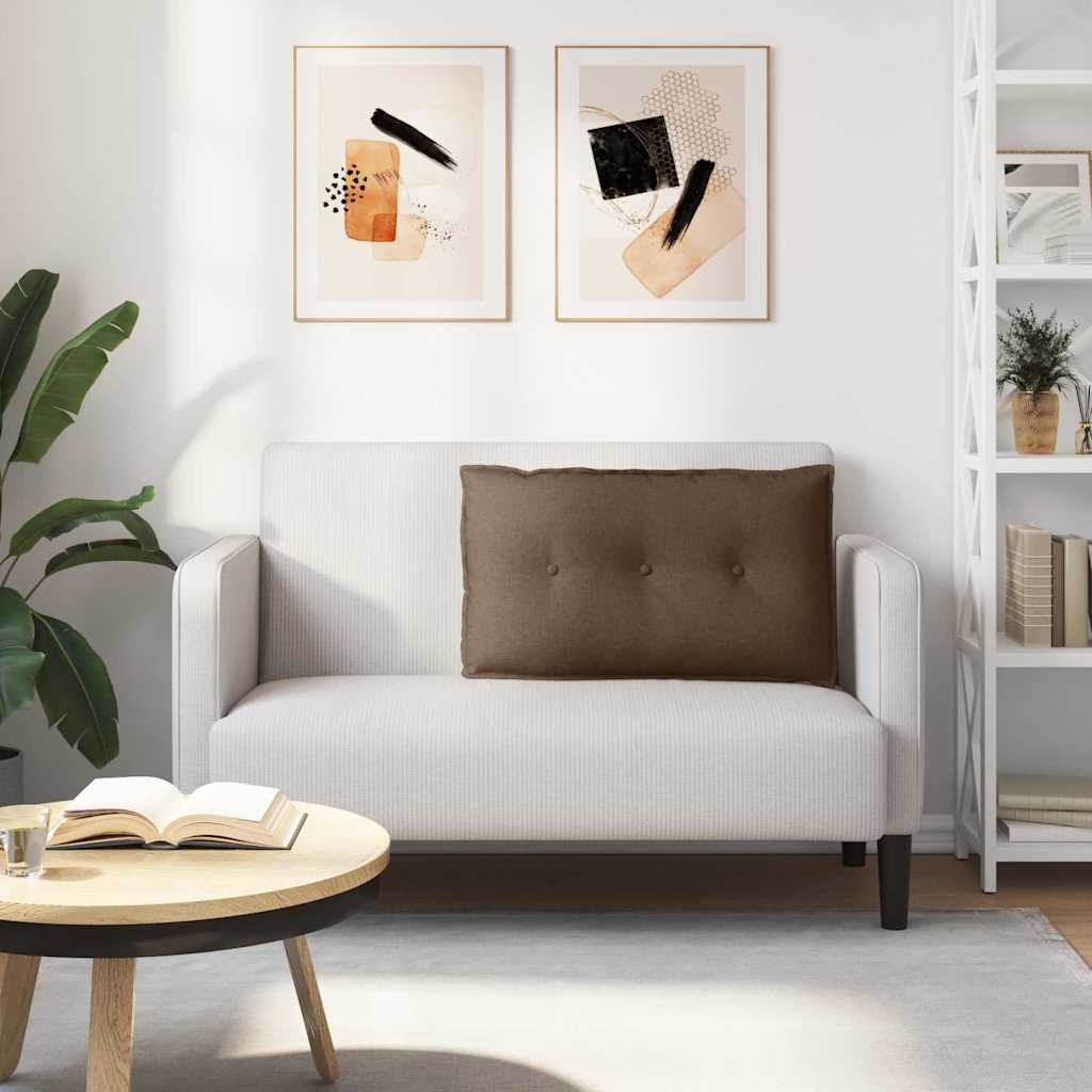 Rugkussen Bruin 80 x 19 x 50 cm Stof is nu te koop bij PeponiXL, paradijselijk wonen!