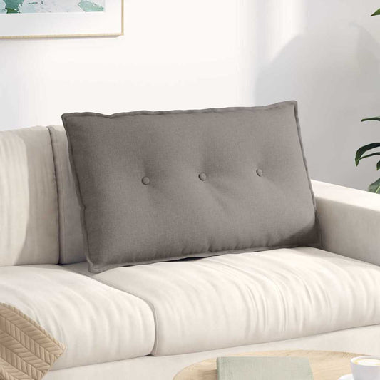 Rugkussen Taupe 80 x 19 x 50 cm Stof is nu te koop bij PeponiXL, paradijselijk wonen!