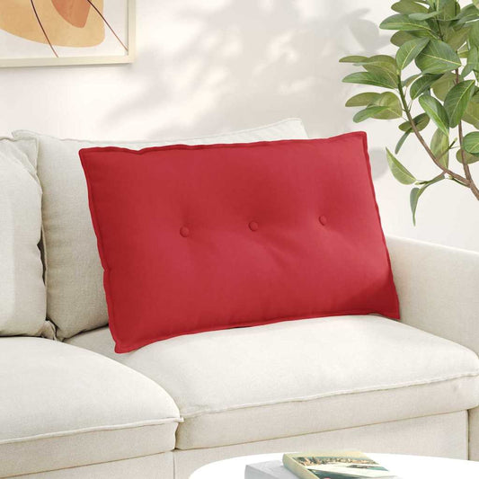 Rugkussen Rood 80 x 19 x 50 cm Stof is nu te koop bij PeponiXL, paradijselijk wonen!